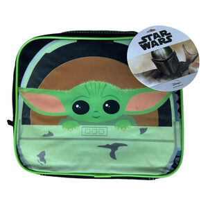 Disney Star Wars The Child Lunch Bag for Kids, Baby Yoda Grogu Lunch Bag